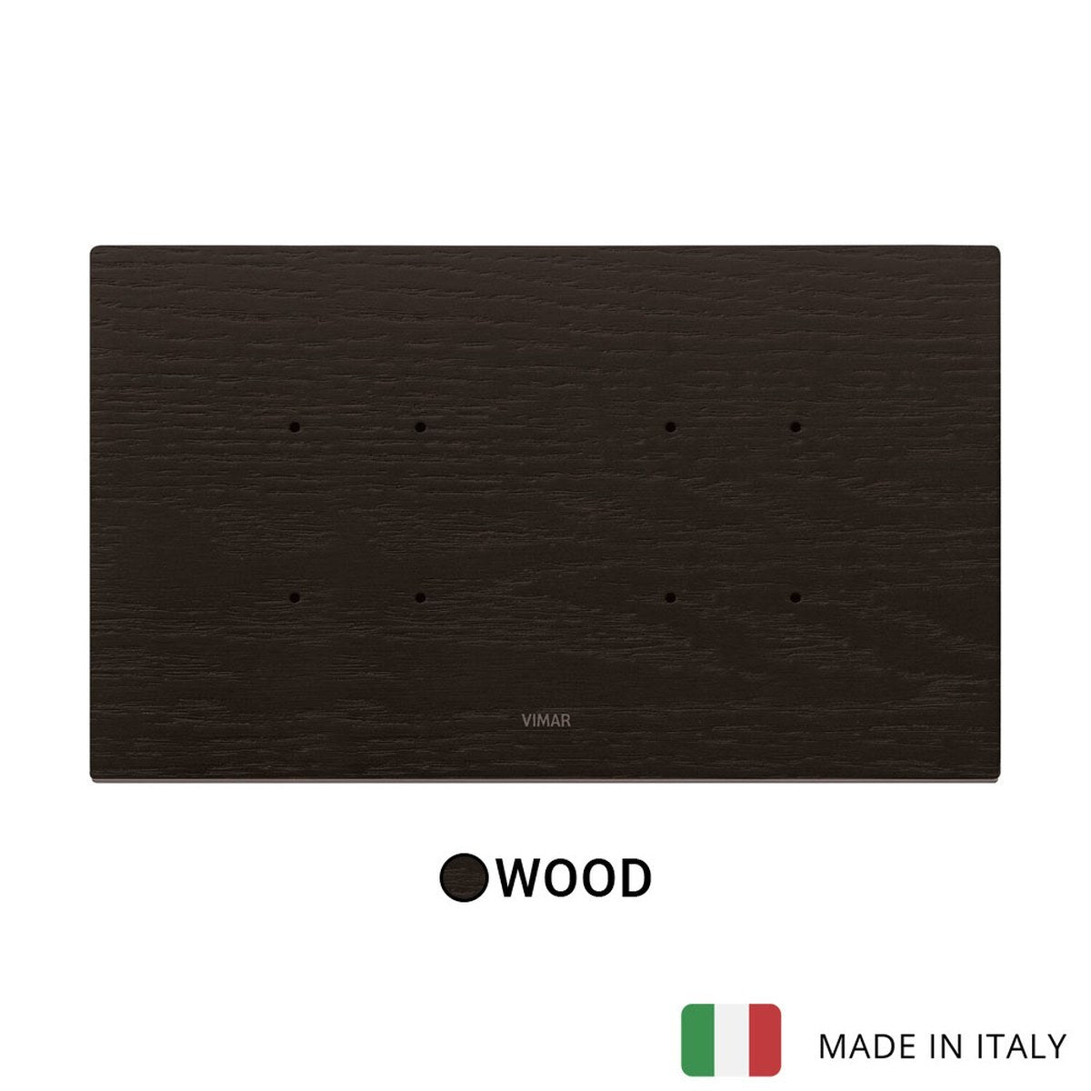 Vimar Eikon Tactil Plate 5MBS (2+blank+2) Wood Wenge