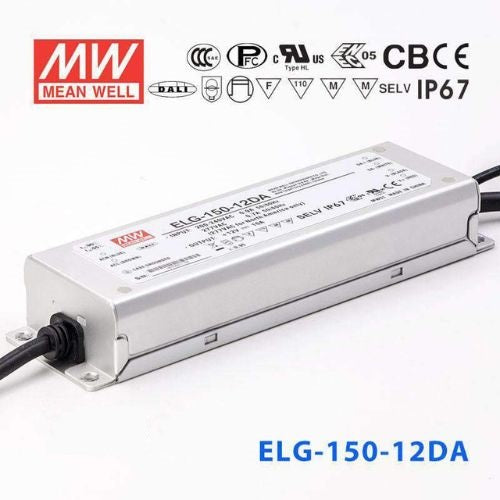 Mean Well ELG-150-12DA Power Supply 120W 12V - DALI 10A