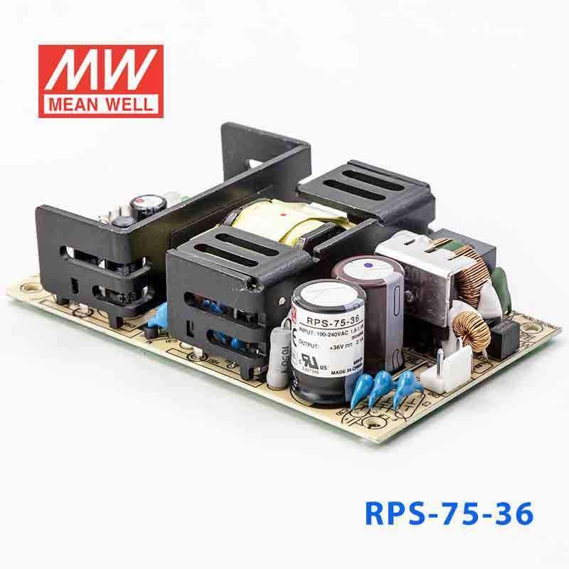 Mean Well RPS-75-36 Green Power Supply W 36V 2.1A - Medical Power Supply - PHOTO 2