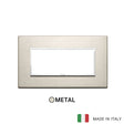 Vimar Eikon Evo Plate 5M Aluminium Neutral Bronze