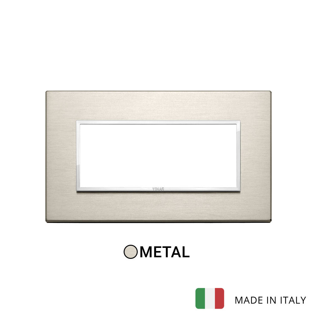 Vimar Eikon Evo Plate 5M Aluminium Neutral Bronze