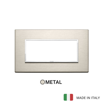 Vimar Eikon Evo Plate 5M Aluminium Neutral Bronze