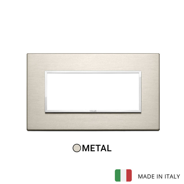 Vimar Eikon Evo Plate 5M Aluminium Neutral Bronze