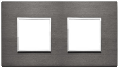 Vimar Eikon Evo Plate 4M (2+2) 71MM Aluminium Lava Grey