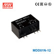 Mean Well MDD01N-12 DC-DC Converter - 1W - 21.6~26.4V in ±12V out 42mA
