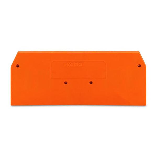 Wago 281-326 End and Intermediate Plate 2.5mm Thick Orange