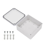 Boxco S-Series 200x200x100mm Plastic Enclosure, IP67, IK08, ABS, Transparent Cover, Screw Type - PHOTO 2