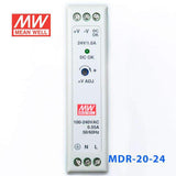 Mean Well MDR-20-24 Single Output Industrial Power Supply 20W 24V 1A - DIN Rail - PHOTO 2