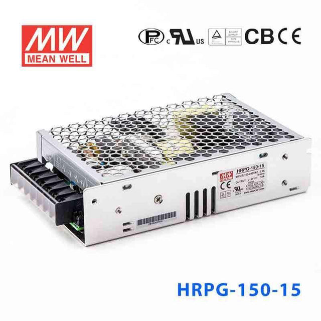 Mean Well HRPG-150-15  Power Supply 150W 15V 10A