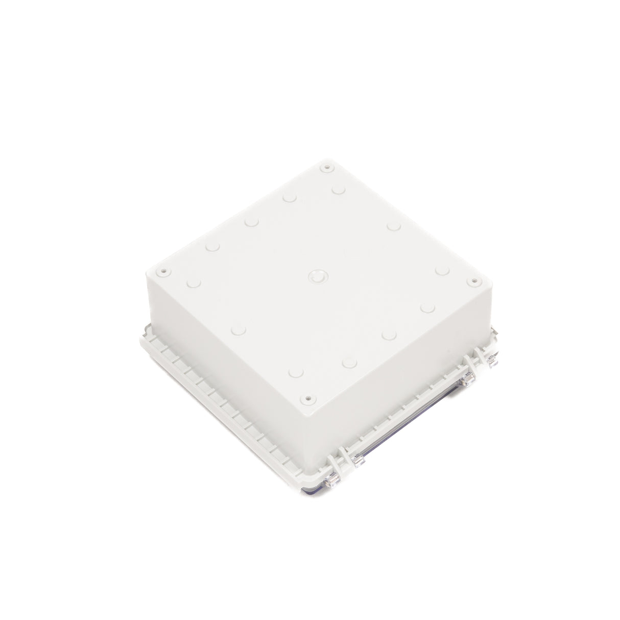 Boxco P-Series 210x210x100mm Plastic Enclosure, IP67, IK08, ABS, Transparent Cover, Molded Hinge and Latch Type - PHOTO 3