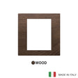 Vimar Eikon Exe Plate 8M Wood American Walnut
