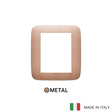 Vimar Arke Round Plate 8M Metal Brushed Copper