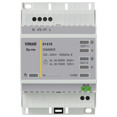 Vimar VM-01418 Home autom.dimmer 2OUT200W LED120-240V