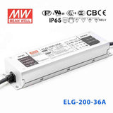 Mean Well ELG-200-36A Power Supply 200W 36V - Adjustable