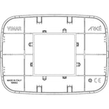 Vimar Arke Round Plate 2centrM Technopolymer Red - PHOTO 2