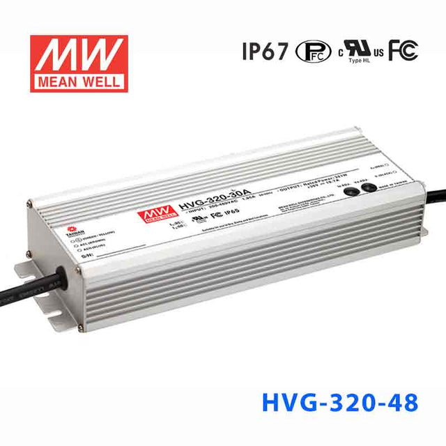 Mean Well HVG-320-48AB Power Supply 320W 48V - Adjustable and Dimmable