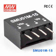 Mean Well SMU01M-15 DC-DC Converter - 1W - 10.8~13.2V in 15V out 67mA
