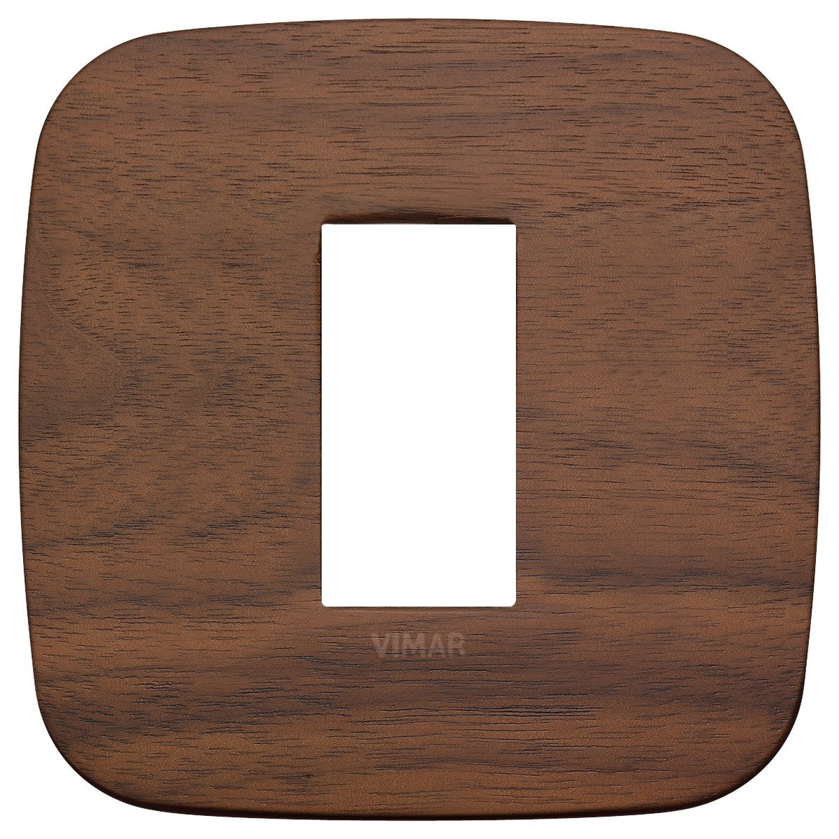 Vimar Arke Round Plate 1M Wood Walnut