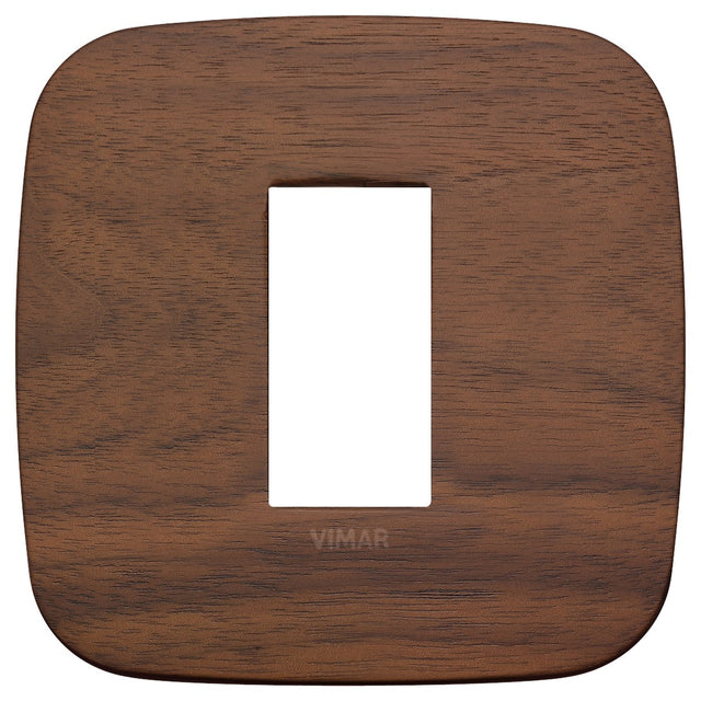 Vimar Arke Round Plate 1M Wood Walnut