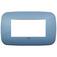 Vimar Arke Round Plate 4M Technopolymer Blue