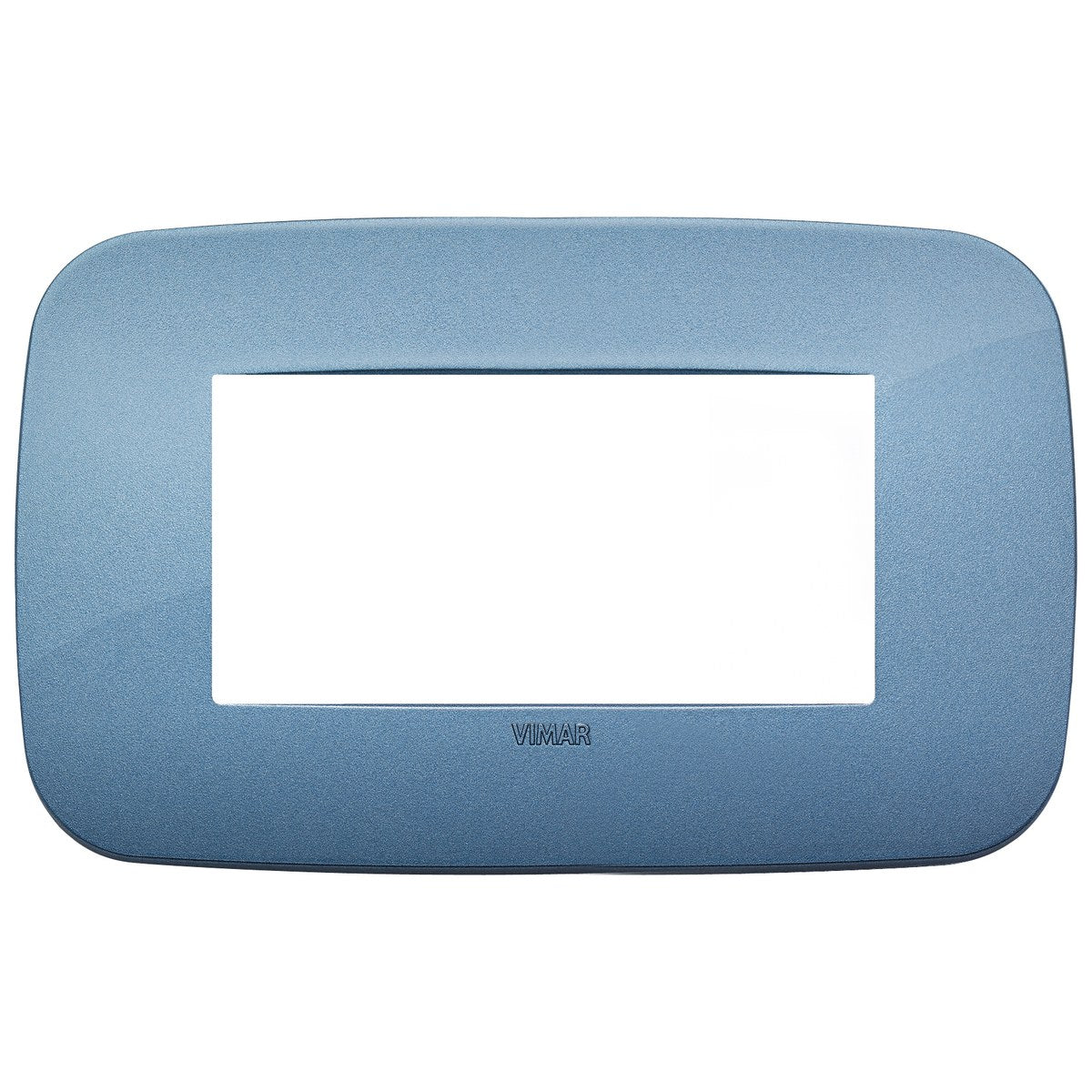 Vimar Arke Round Plate 4M Technopolymer Blue