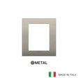 Vimar Arke Classic Plate 8M Metal Matt Champagne