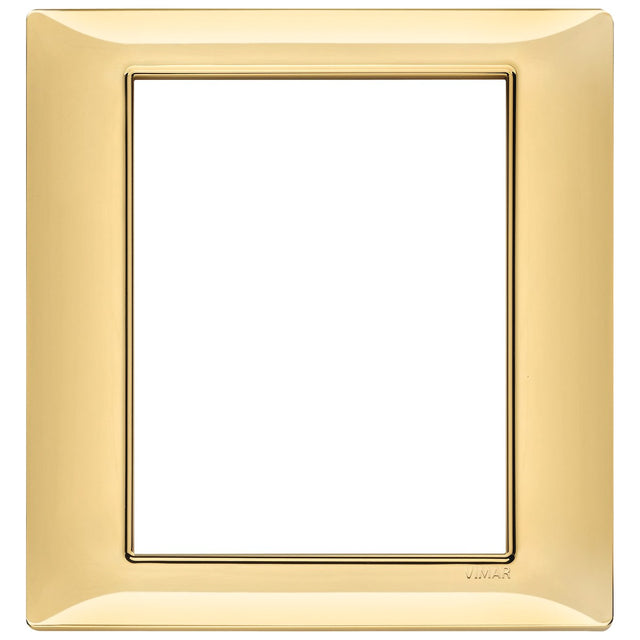 Vimar Plana Plate 8M Technopolymer Polished Gold