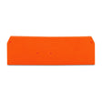 Wago 280-315 End and Intermediate Plate 2.5mm Thick Orange