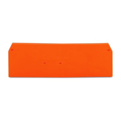 Wago 280-315 End and Intermediate Plate 2.5mm Thick Orange