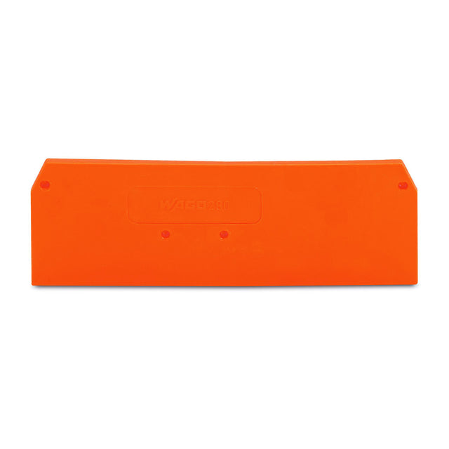 Wago 280-315 End and Intermediate Plate 2.5mm Thick Orange