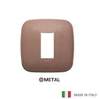 Vimar Arke Round Plate 1M Metal Matt Bronze