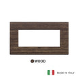 Vimar Eikon Exe Plate 5M Wood Eucalyptus