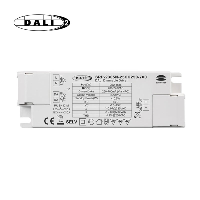 ENVO SRP-2305N-25CC250-700 DT6 CC Driver, 25W, 250-700mA, NFC Control