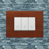 Vimar Arke Wood 3 Gang switch - Cherry Wood - 16A - PHOTO 7