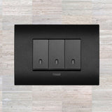 Vimar Arke Metal 3 Gang switch - Matt Graphite - 16A - PHOTO 6