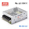 Mean Well RS-35-3.3 Power Supply 35W 3.3V 7A