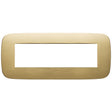 Vimar Arke Round Plate 7M Metal Brushed Brass