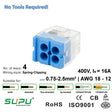 Supu 522404 Push-in Connector - 4 Way