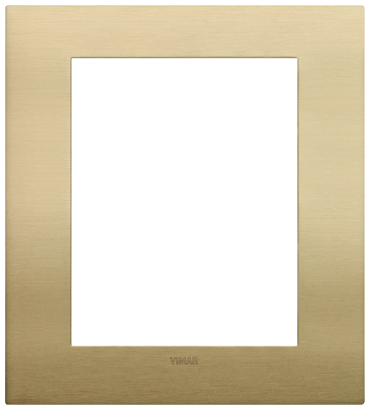 Vimar Arke Classic Plate 8M Metal Brushed Brass