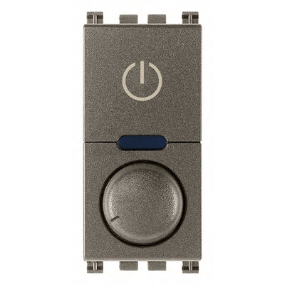 Vimar Arke Universal Master Rotary Dimmer 230V Aluminium