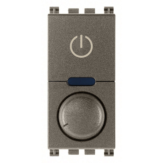 Vimar Arke Universal Master Rotary Dimmer 230V Aluminium