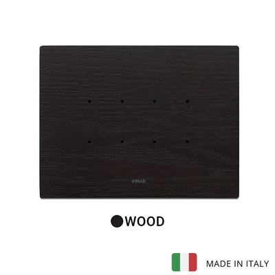 Vimar Eikon Tactil Plate 4M Wood Wenge