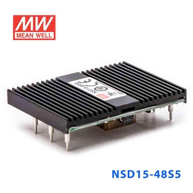 Mean Well NSD15-48S5 DC-DC Converter - 15W - 18~72V in 5V out 3A - PHOTO 1