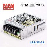 Mean Well LRS-35-24 Power Supply 35W 24V 1.5A