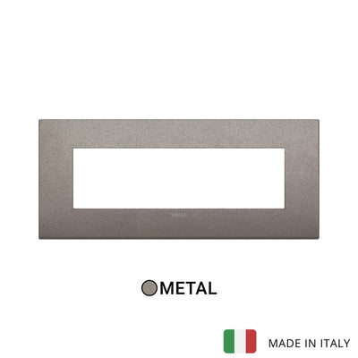 Vimar Arke Classic Plate 7M Metal Matt Titanium