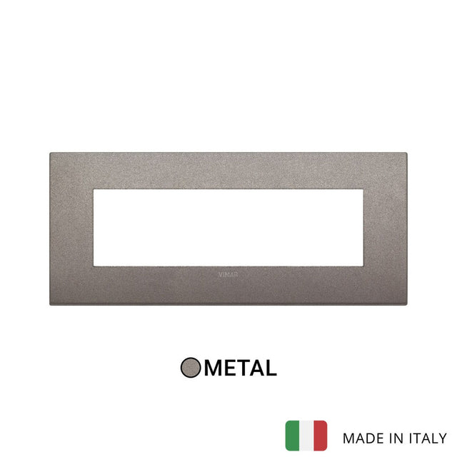 Vimar Arke Classic Plate 7M Metal Matt Titanium