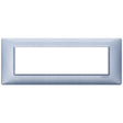 Vimar Plana Plate 7M Metallized Blue