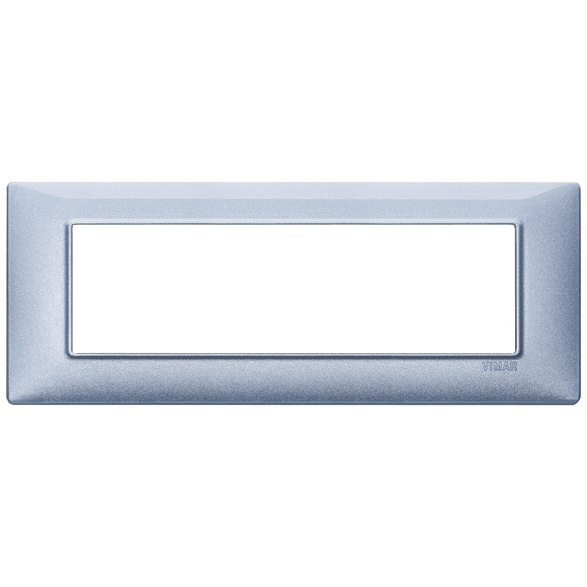 Vimar Plana Plate 7M Metallized Blue