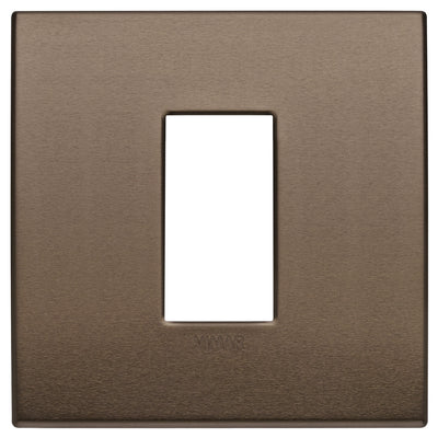 Vimar Arke Classic Plate 1M Aluminium Dark Bronze