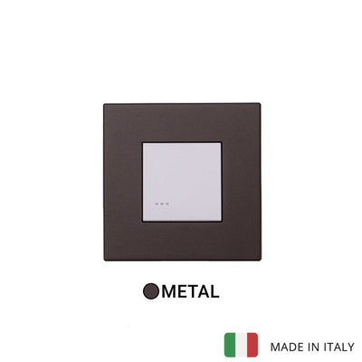 Vimar Eikon Metal 1 Gang Switch - Dark Bronze - 16A